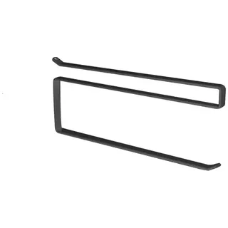 Küchenrollenhalter Ohne Bohren,Papier Handtuch Rollenhalter Metall Küchenrollenhalter Unterschrank Schwarz Rollenhalter ​Unter Schrank Servietten Spender Schrank für Küche Badezimmer