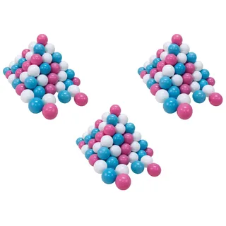 Knorrtoys 56741 - Bälleset ca. Ø6 cm 300 Balls Rose/Creme/lightblue
