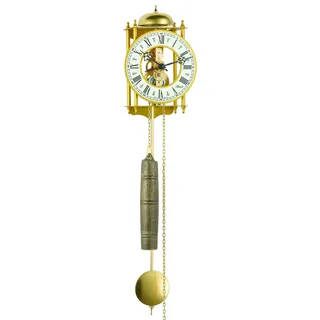 HERMLE Skelett-Pendelwanduhr 70332-000711 30,0 cm gold