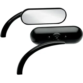 Arlen Ness Mini-oval Micro 13-412 Rückspiegel - Black - One Size