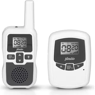 Alecto DBX-80 - Babyphone mit Reichweite von bis zu 3.000 Metern, weiß/anthrazit - Weiß