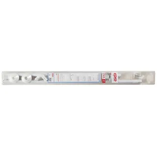 Epid - Duschstange gebogen, 22 m, 80 x 180 cm, Weiß