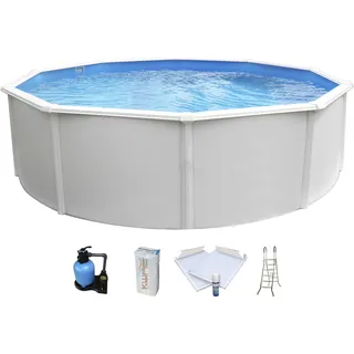KWAD Rundpool Set 550 x 132 cm inkl. Bodenisolationsset