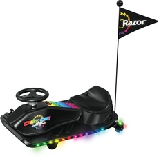 Bild Razor, Crazy Cart Shift Lightshow-Drifting Go-Kart für Kinder von mehrfarbige LED-Lichter, Power Core Hub-Motor, Fußpedal mit Variabler Geschwindigkeit