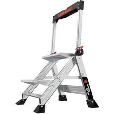 Little Giant Ladders 11902 Jumbo mit 2 Stufen, aluminiumfarben, 2 Step