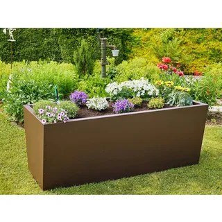 Gutta Hochbeet Valenta 200 Rost Matt 80 cm x 90 cm x 200cm