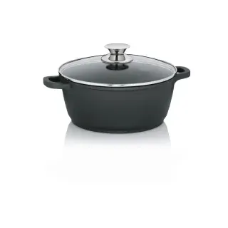 Kela Kerros Fleischtopf, Bratentopf mit einer hohen Anti-Kratzbeständigkeit, Maße (H x Ø): 9 x 20 cm