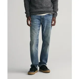 Gant Archive Regular Fit Jeans - Semi Light Blue Archive - 33 - 32