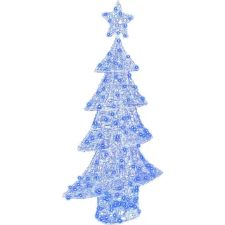Weihnachtsbaum 160 LEDs Blau 150 cm Acryl - Blau