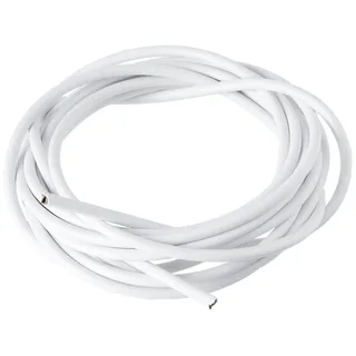 Merriway BH03876 300 cm Gardinendraht mit jeweils 2 Haken und Ösen, Weiß