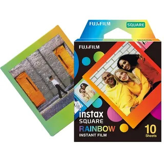 Fujifilm Instax Square Film Rainbow 10 Aufnahmen