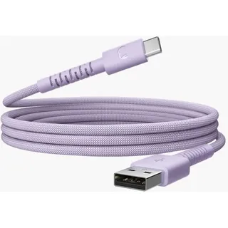 Fresh 'n Rebel 2ucc201dl2, 2 m, USB A, USB C, Lila - Lila
