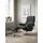 Relaxsessel Mayfair Mikrofaser 92 x 103 x 79 cm Grau mit Hocker