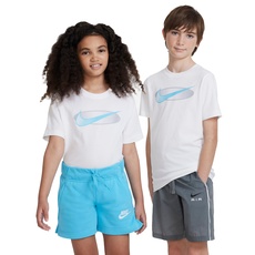 Bild T-Shirt DX9523 Kinder/Jungen, Weiß, M