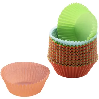 WMF Group GmbH (Kaiser) Kaiser Inspiration Muffin Förmchen Papier, 150 Stück, bunt, Standardgröße 7 cm, Muffinförmchen Papier fettdicht, ideal für süße und herzhafte Muffins, Farbig