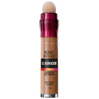 Maybelline New York Corrector De Ojeras, Bolsas E Imperfecciones Borrador Ojos Tono 11 Tan Pieles Oscuras - 6Ml