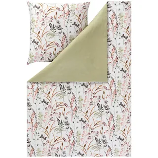 Estella Maria Floral Hellgrün 135 x 200 cm + 80 x 80 cm