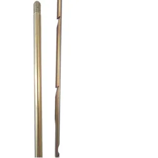 Spetton Threaded Notches 7 Mm Speerschaft - Golden - 110 cm