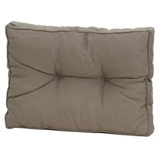 Madison Universal Rückenkissen Loungekissen 60x43x12cm Des. Rib liver - Taupe