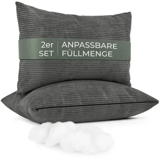 Well B4 Sofakissen 40 x 60 cm Grau