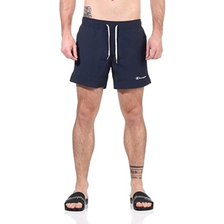 Champion Herren Legacy Beachshorts Ac Small Logo Badehose, dunkelblau