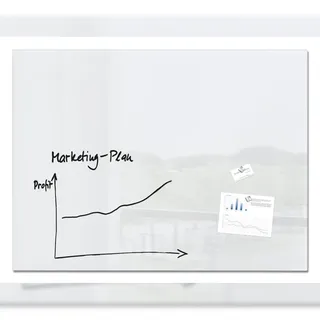 Sigel GL211 Magnettafel Glas Weiß