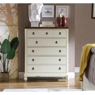 Holz Kommode Sideboard Kommoden Wohnzimmerschrank Anrichte xxl Low Boards Neu - Weiß
