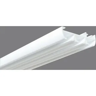 Gardinenschiene GOOD LIFE "Sileno" Gr. 5, weiß, L:280cm, Aluminium, Gardinenstangen, Gardinenschiene