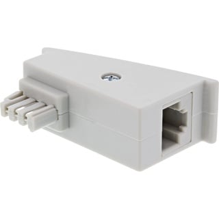 InLine TAE-F Adapter, TAE-F Stecker auf RJ45 Buchse, 8P2C für Fritzbox