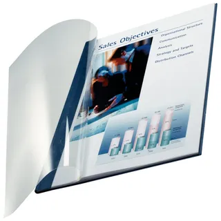 Leitz 74150035 Buchbindemappe impressBIND, Soft Cover, A4, 14 mm, 10 Stück, blau