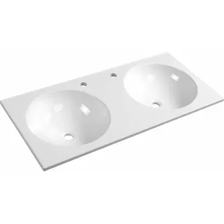 Sapho Juno - Doppelwaschtisch 1015x150x460 mm, weiß JU100 - Weiß