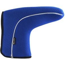 Andux Gittergewebe Putter-Abdeckung Golf Blade Putter-Kopfabdeckung MT/TG15 Blau