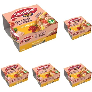 Saupiquet Rio Mare Thunfisch für Pasta, Arrabbiata, 160 g (Packung mit 5)
