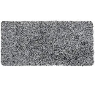 Beliani Shaggy-Teppich Cide 150/80 cm , Schwarz , Kunststoff , Rechteckig , 80x150 cm , Teppiche und Böden, Teppiche, Hochflorteppiche & Shaggys
