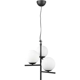 Trio Pure 3-flg. 60 cm schwarz matt Glas