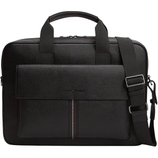 Tommy Hilfiger Herren Th Central Computer Bag Am0am14166 Computertasche, Black (Black)