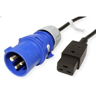 Bachmann Kabel Stecker C309-Buchse C19, 3M 16A, 1 Stück, 346.112