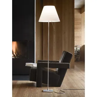 Luceplan Stehleuchte Costanza weiß, Designer Paolo Rizzatto, 120-160xFuß 18xFuß 18 cm