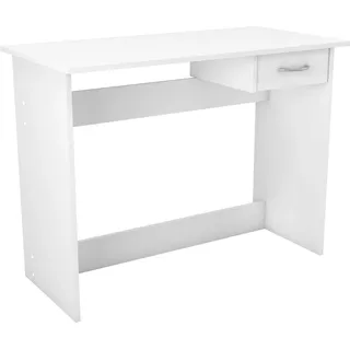 Kinderschreibtisch Alpi mit Schublade - weiß - Weiß