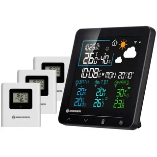 KIENZLE Retro-Wecker schwarz