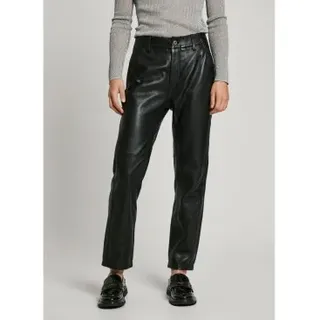 Pepe Jeans für Damen. PL211797 Fredja Hose schwarz (L), Lässig, Leder