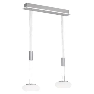 Paul Neuhaus LED Pendellampe Q ETIENNE Smart Home dimmbar Fernbedienung höhenverstellbar CCT Pendel silber Wohnzimmer, Esszimmer, Küche 2076-55, 2079-55, 2078-55, 2075-55, 2076-18, 2079-18, 2078-18, 2075-18, 2076-60, 2079-60, 2078-60, 2075-60 - Silber