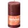 Rustiko Shine Stumpenkerze 13 cm rot