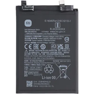 AccuCell Original Xiaomi Redmi Note 11 Pro 5G Akku BM5A, Li-Ion-Polymer Akku 5000 mAh