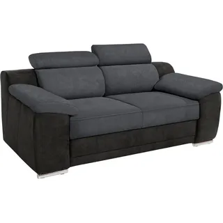 sit&more Xenia Kunstleder 2-Sitzer Schwarz