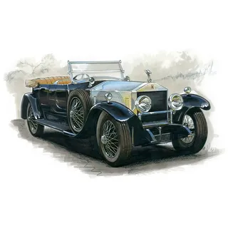 Papermoon »VINTAGE WEINLESE RR-AUTO ILLUSTRATION RETRO LUXUS XXL«, bunt,