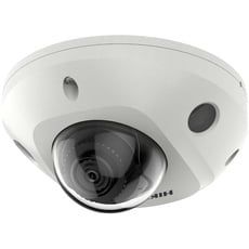 Hikvision DS-2CD2546G2-IWS(2.8mm)(C) Dome Überwachungskamera mit 4 Megapixel, bis zu 30m Beleuchtung, professionelle Überwachungskamera, Acusense Kamera mit Fehlalarmfilter
