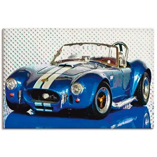 Artland Wandbild »Shelby Cobra blau«, Auto, (1 St.), als Leinwandbild, Poster in verschied. Größen, blau