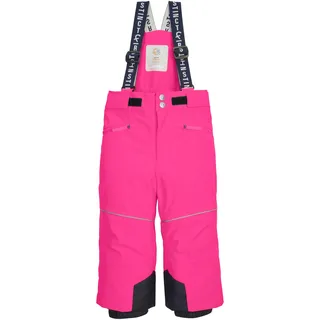 KILLTEC first instinct by killtec Kinder Skihose/Funktionshose mit Trägern und Schneefang FISW 48 MNS SKI PNTS, neon pink, 122/128, 43392-000