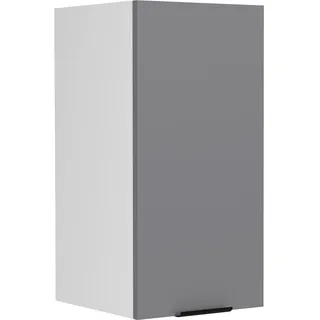 Hängeschrank VCM "Küchenschrank B. 30 cm Hängeschrank Küche Fasola", schwarz (weiß, anthrazit), B:30cm T:31cm, Obermaterial: 100% Holz Wood., Schränke, Hängeschrank